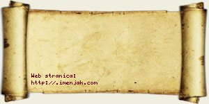 Isidora Binić vizit kartica